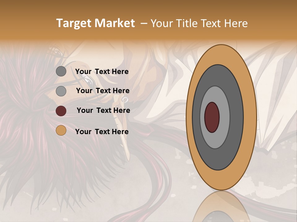 A Woman Laying In Bed With Her Head On The Pillow PowerPoint Template