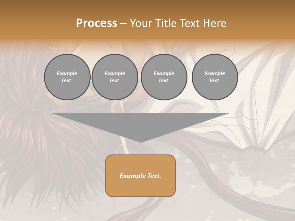 A Woman Laying In Bed With Her Head On The Pillow PowerPoint Template