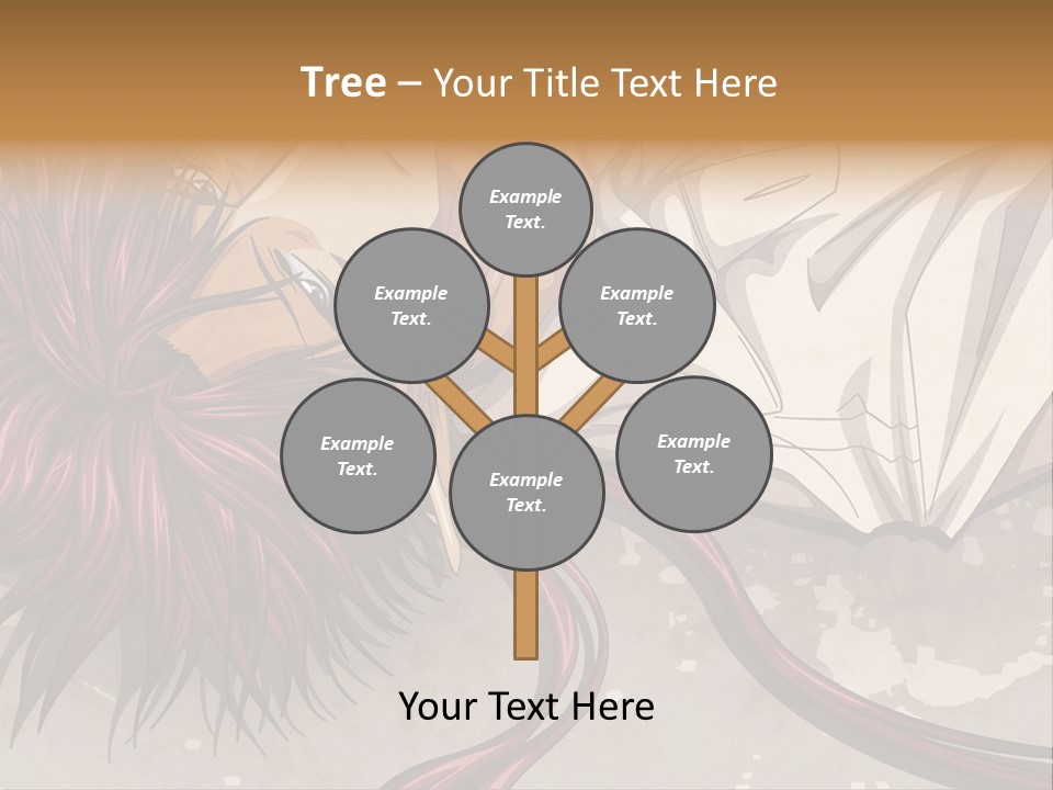 A Woman Laying In Bed With Her Head On The Pillow PowerPoint Template