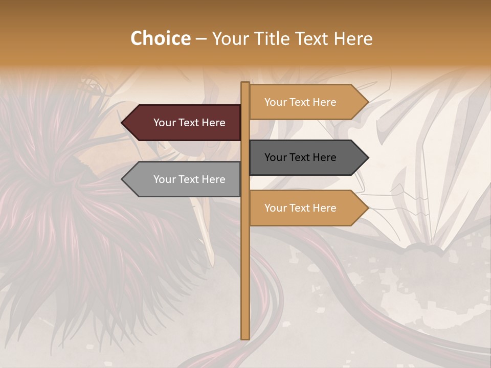 A Woman Laying In Bed With Her Head On The Pillow PowerPoint Template