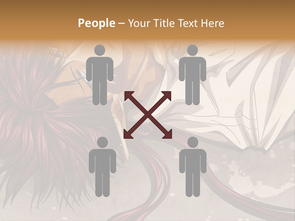 A Woman Laying In Bed With Her Head On The Pillow PowerPoint Template