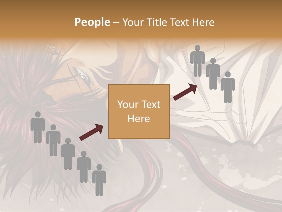 A Woman Laying In Bed With Her Head On The Pillow PowerPoint Template