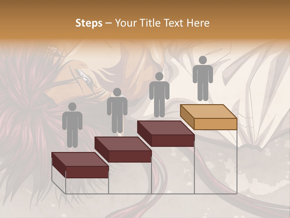 A Woman Laying In Bed With Her Head On The Pillow PowerPoint Template