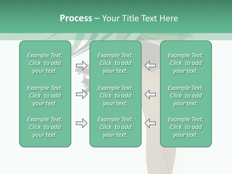 A Girl With Green Hair Is Standing Next To A Wall PowerPoint Template