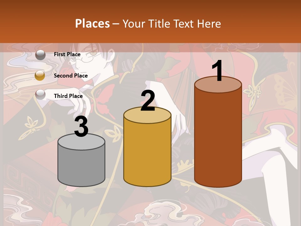 A Couple Of People Sitting On Top Of A Table PowerPoint Template