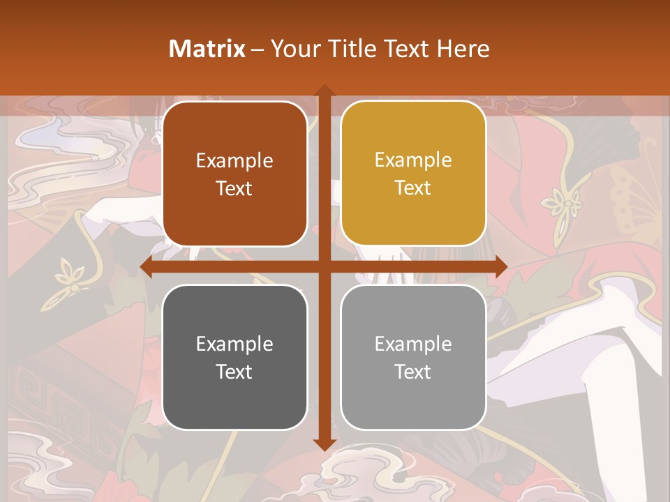 A Couple Of People Sitting On Top Of A Table PowerPoint Template
