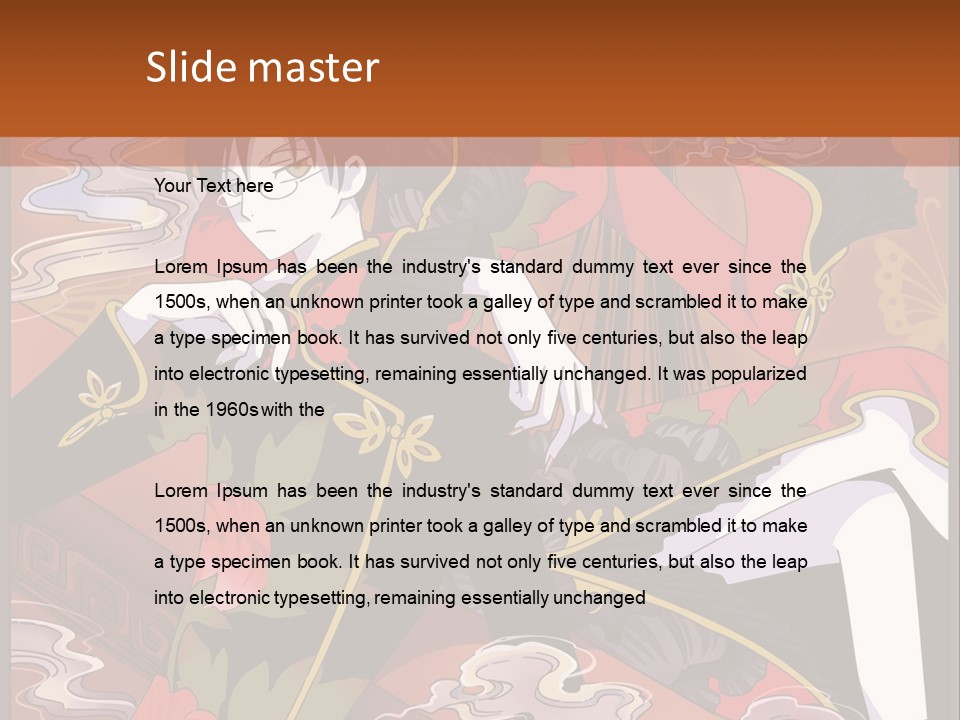 A Couple Of People Sitting On Top Of A Table PowerPoint Template