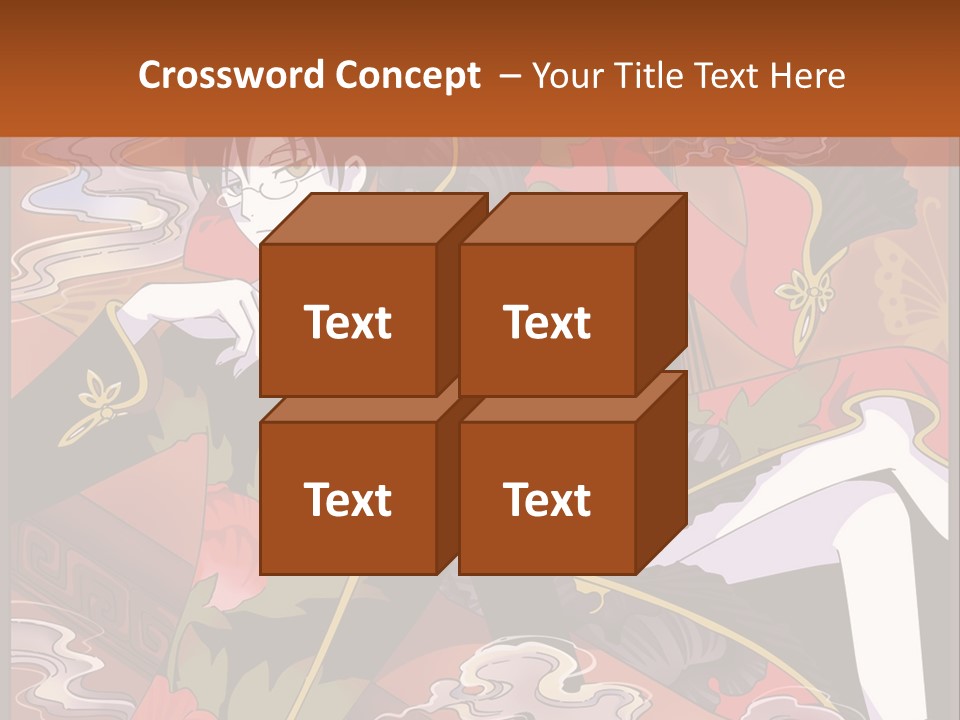 A Couple Of People Sitting On Top Of A Table PowerPoint Template