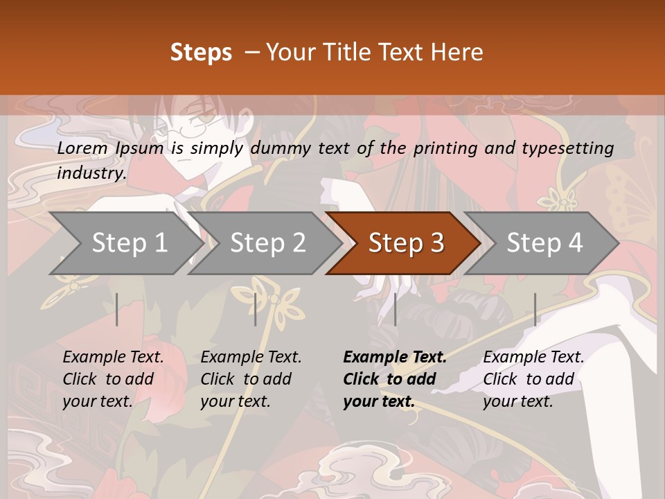 A Couple Of People Sitting On Top Of A Table PowerPoint Template