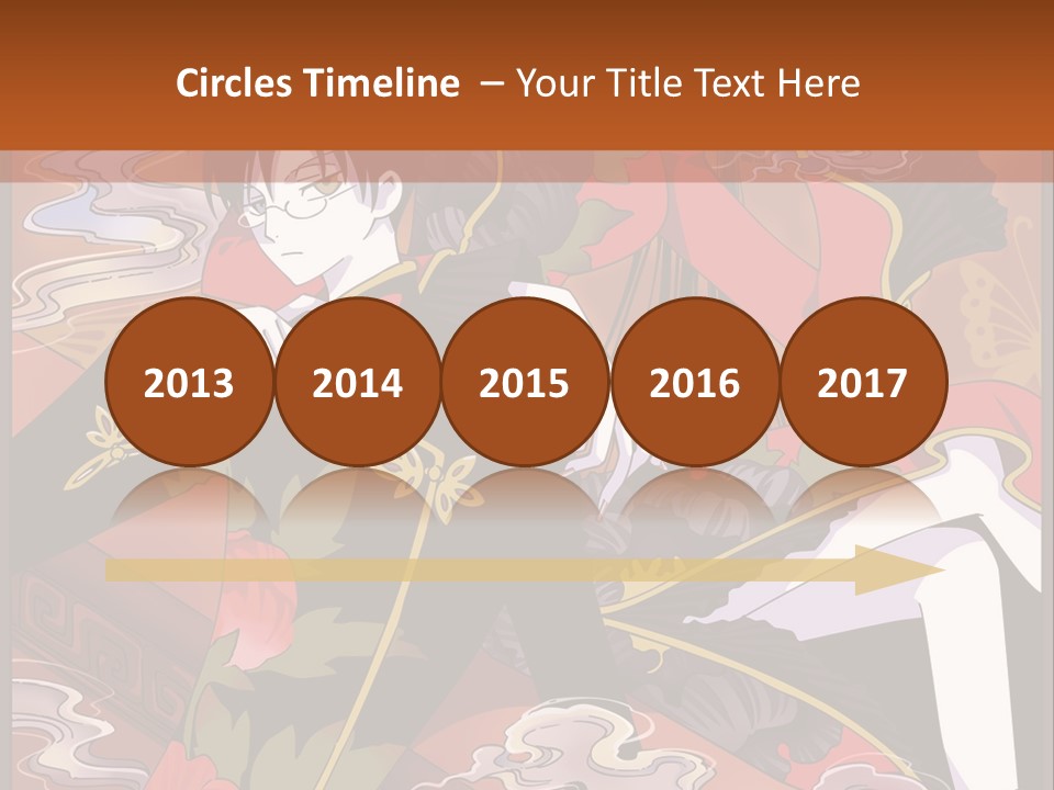 A Couple Of People Sitting On Top Of A Table PowerPoint Template