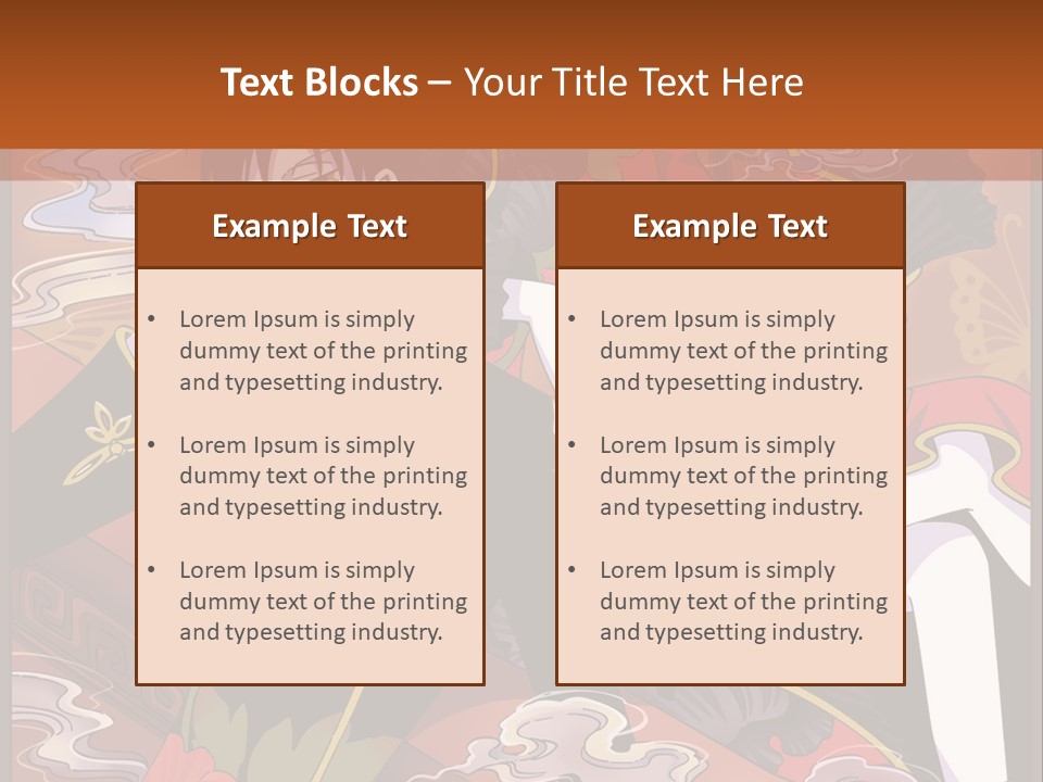 A Couple Of People Sitting On Top Of A Table PowerPoint Template