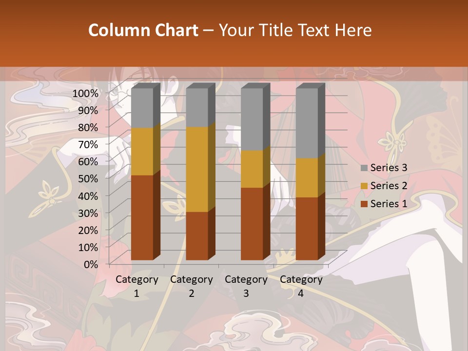 A Couple Of People Sitting On Top Of A Table PowerPoint Template