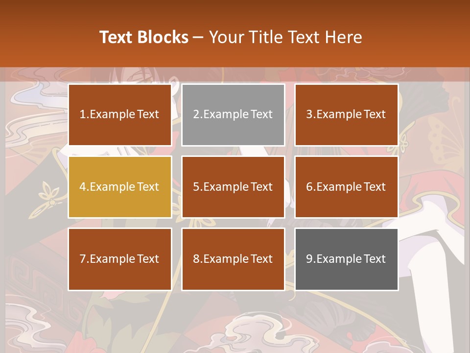 A Couple Of People Sitting On Top Of A Table PowerPoint Template