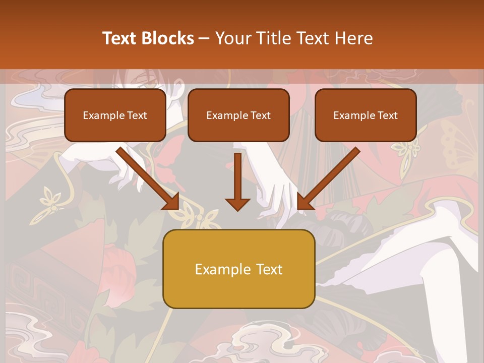 A Couple Of People Sitting On Top Of A Table PowerPoint Template