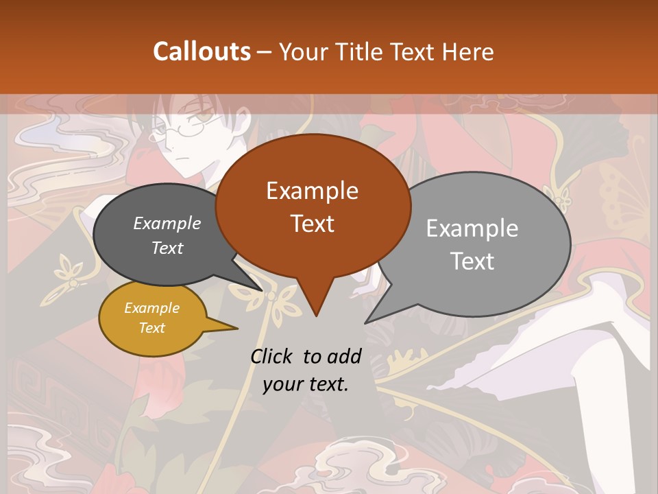A Couple Of People Sitting On Top Of A Table PowerPoint Template
