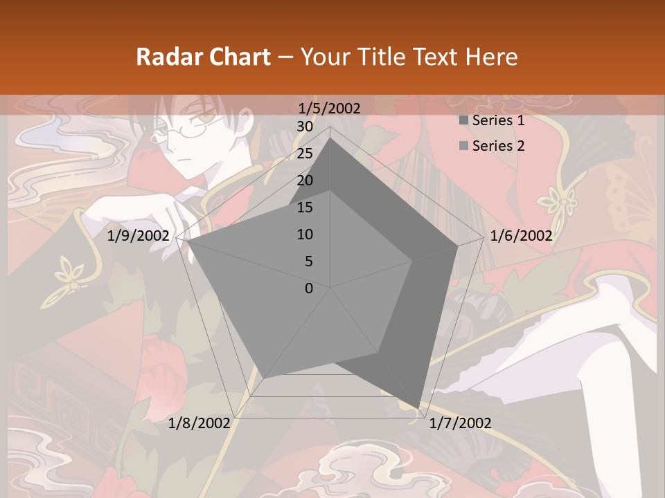 A Couple Of People Sitting On Top Of A Table PowerPoint Template