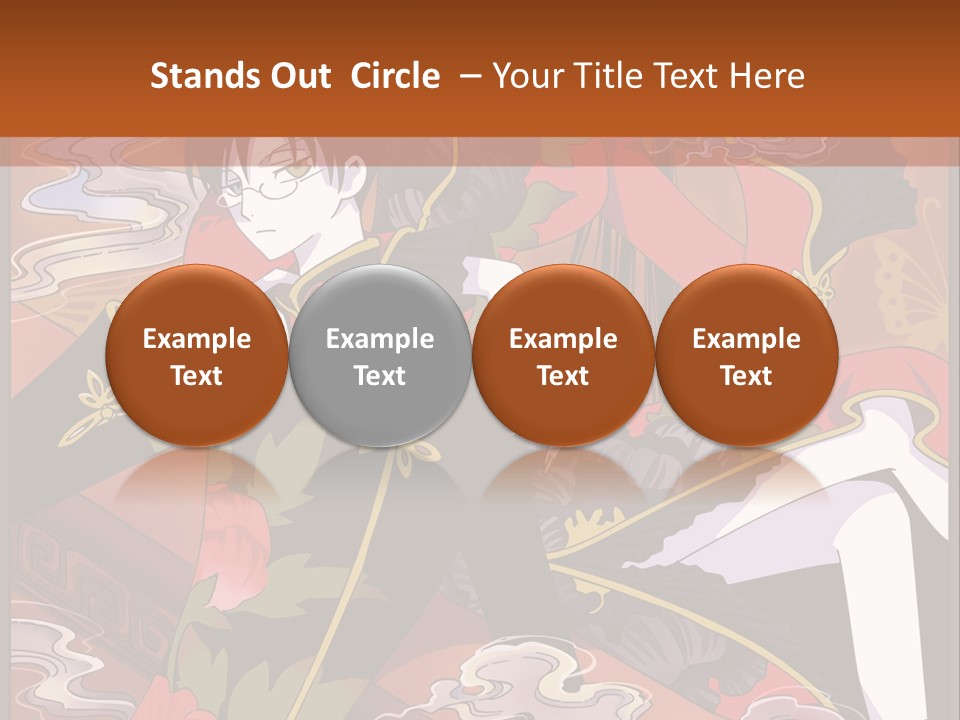 A Couple Of People Sitting On Top Of A Table PowerPoint Template