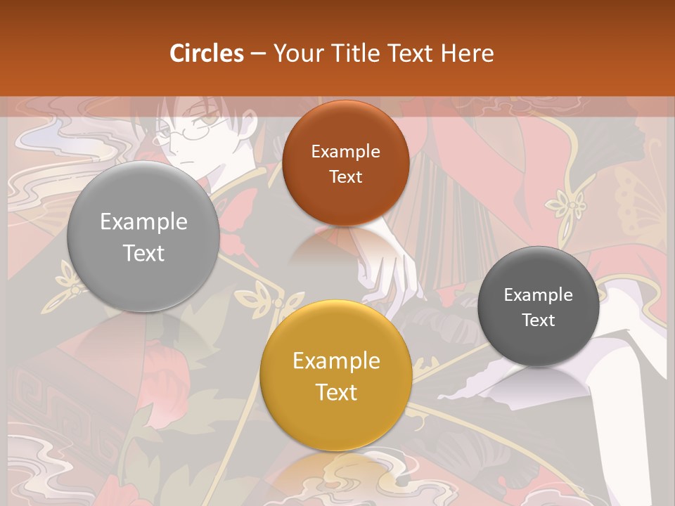 A Couple Of People Sitting On Top Of A Table PowerPoint Template