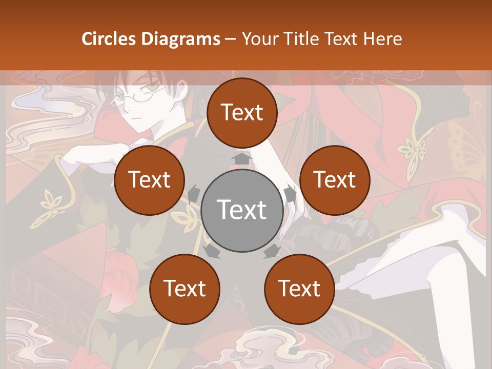 A Couple Of People Sitting On Top Of A Table PowerPoint Template