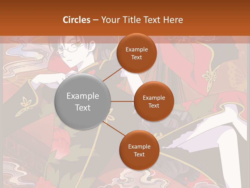 A Couple Of People Sitting On Top Of A Table PowerPoint Template