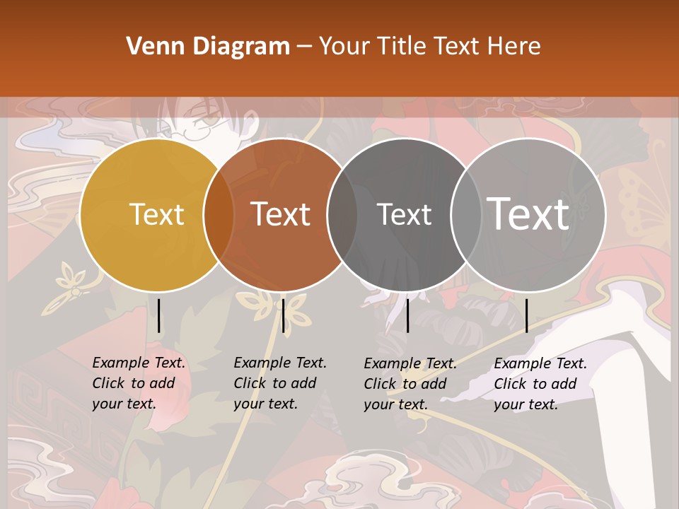 A Couple Of People Sitting On Top Of A Table PowerPoint Template