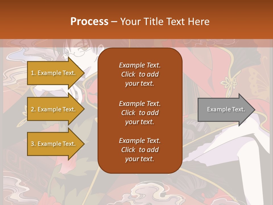 A Couple Of People Sitting On Top Of A Table PowerPoint Template