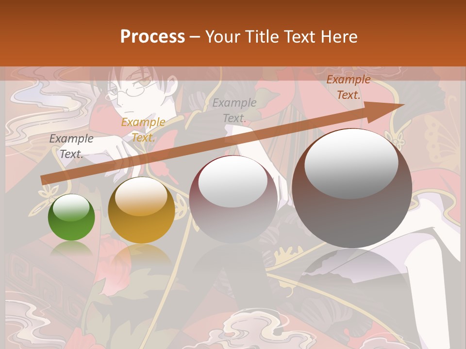 A Couple Of People Sitting On Top Of A Table PowerPoint Template