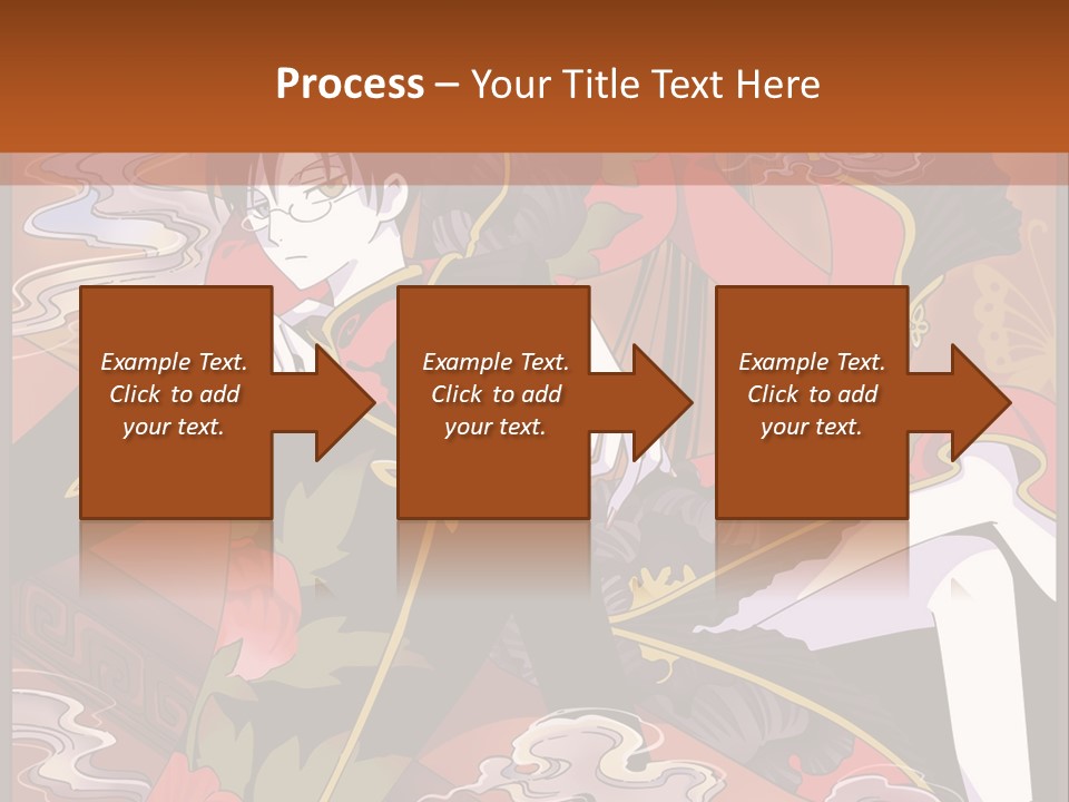 A Couple Of People Sitting On Top Of A Table PowerPoint Template