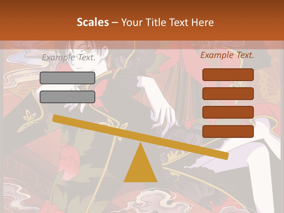 A Couple Of People Sitting On Top Of A Table PowerPoint Template
