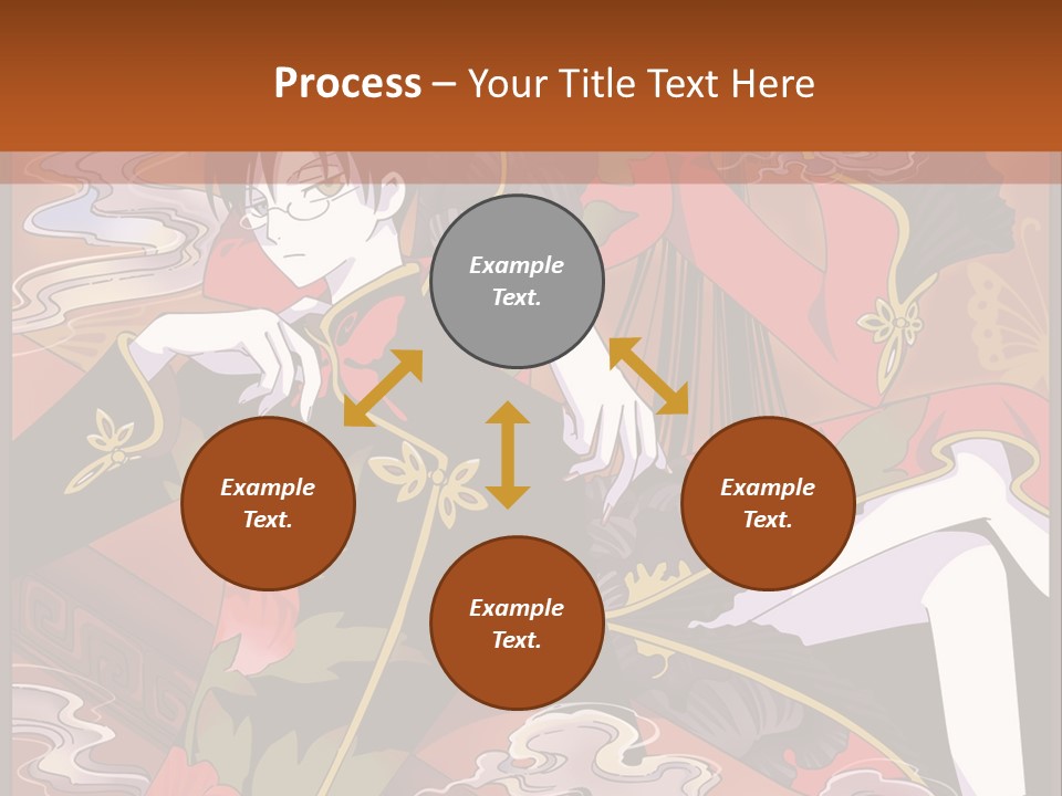 A Couple Of People Sitting On Top Of A Table PowerPoint Template