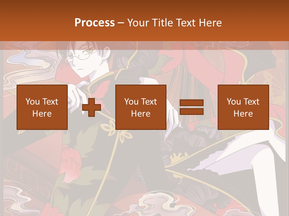 A Couple Of People Sitting On Top Of A Table PowerPoint Template