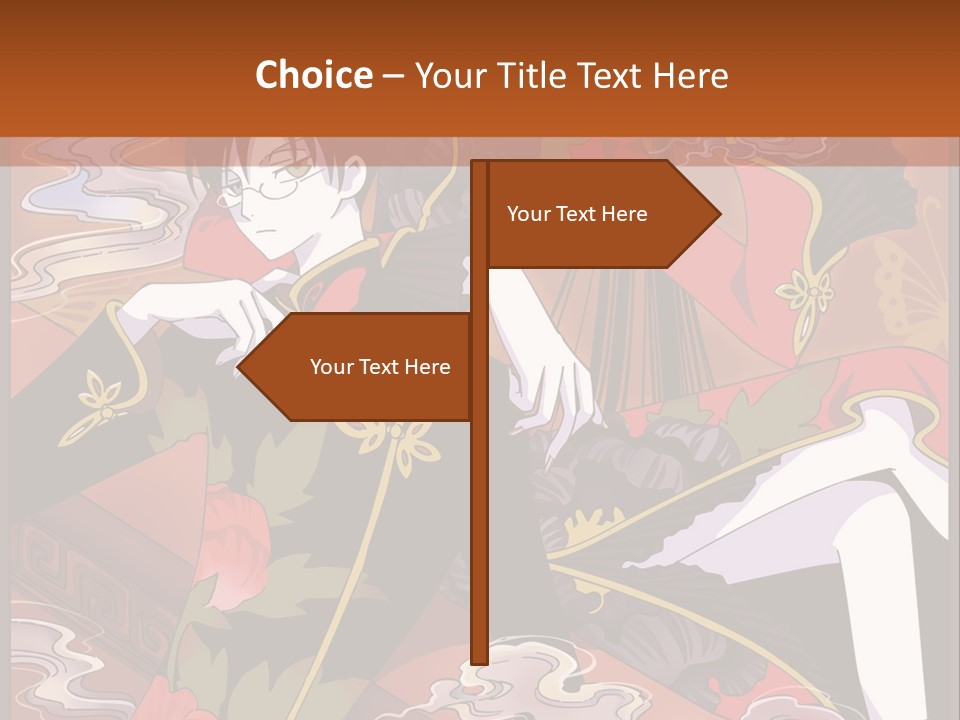 A Couple Of People Sitting On Top Of A Table PowerPoint Template