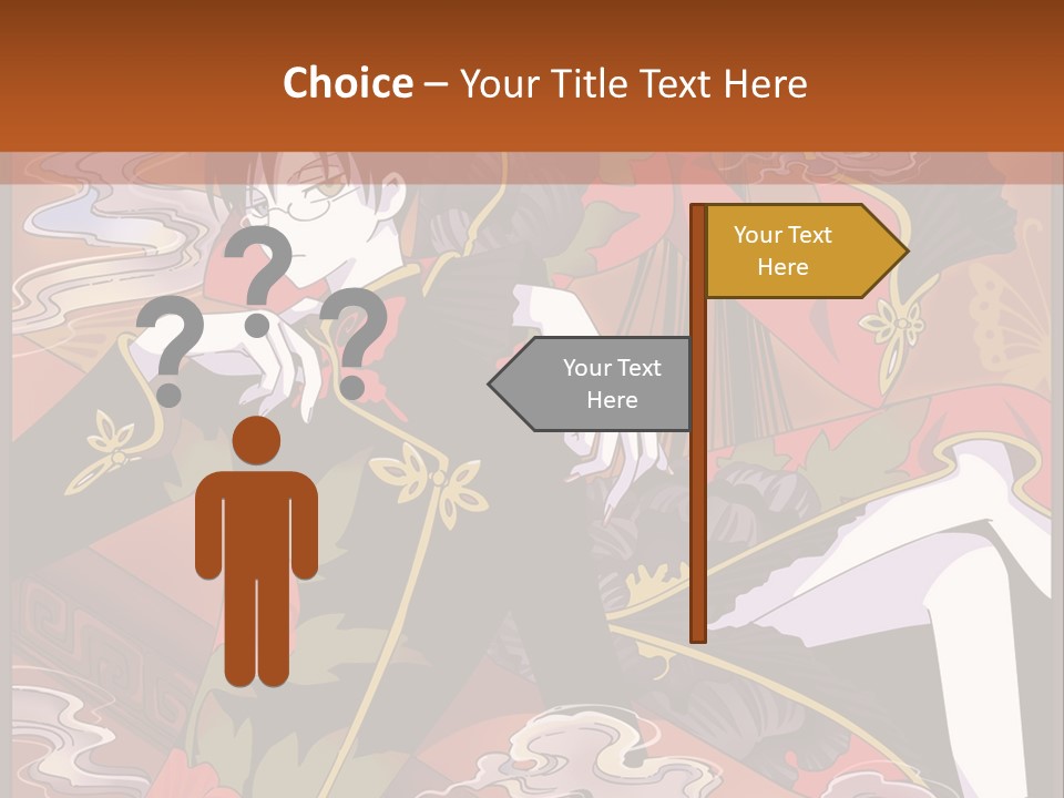 A Couple Of People Sitting On Top Of A Table PowerPoint Template