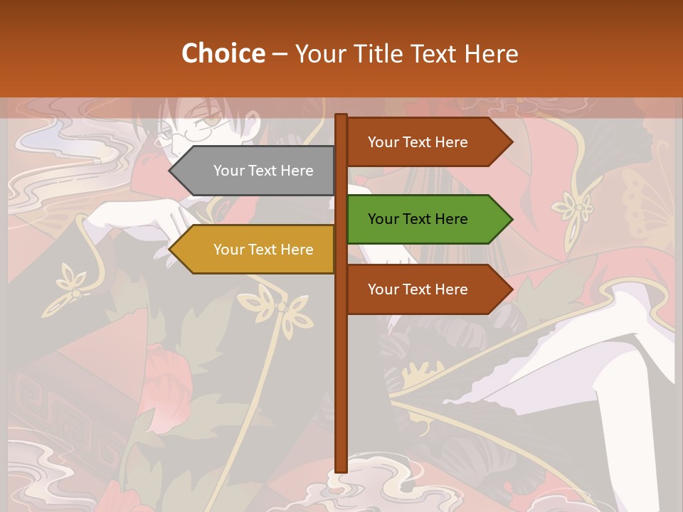 A Couple Of People Sitting On Top Of A Table PowerPoint Template