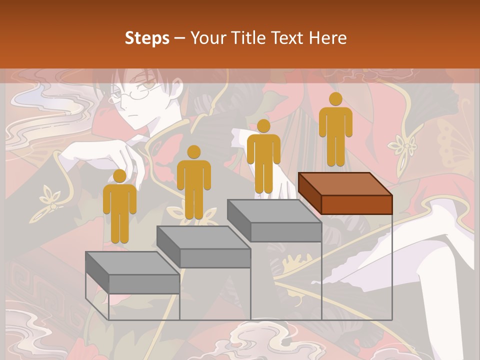 A Couple Of People Sitting On Top Of A Table PowerPoint Template