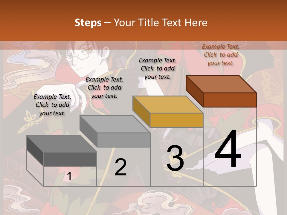 A Couple Of People Sitting On Top Of A Table PowerPoint Template