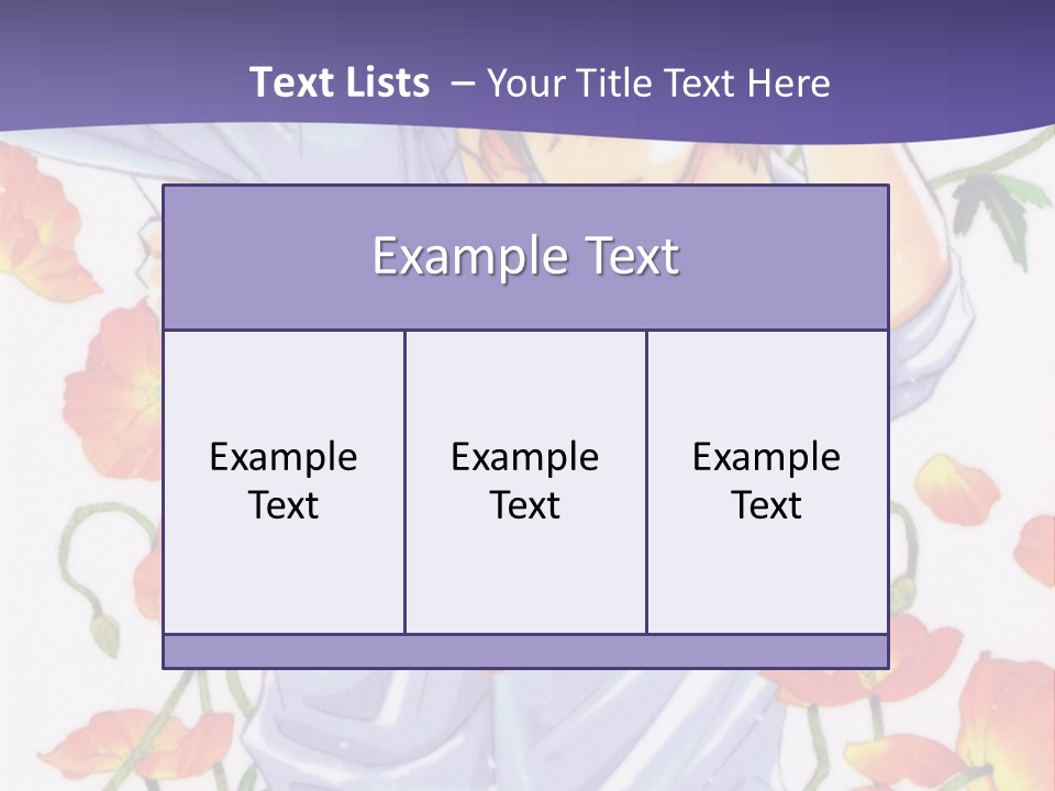 A Man And A Woman Hugging In Front Of Flowers PowerPoint Template