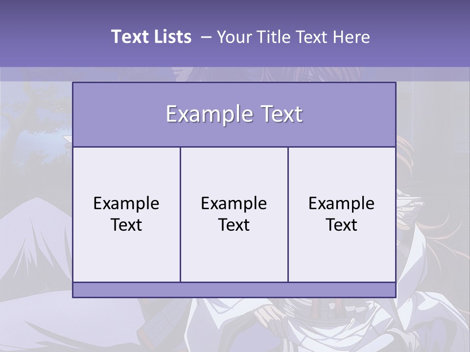 A Couple Of Anime Characters Sitting On The Ground PowerPoint Template