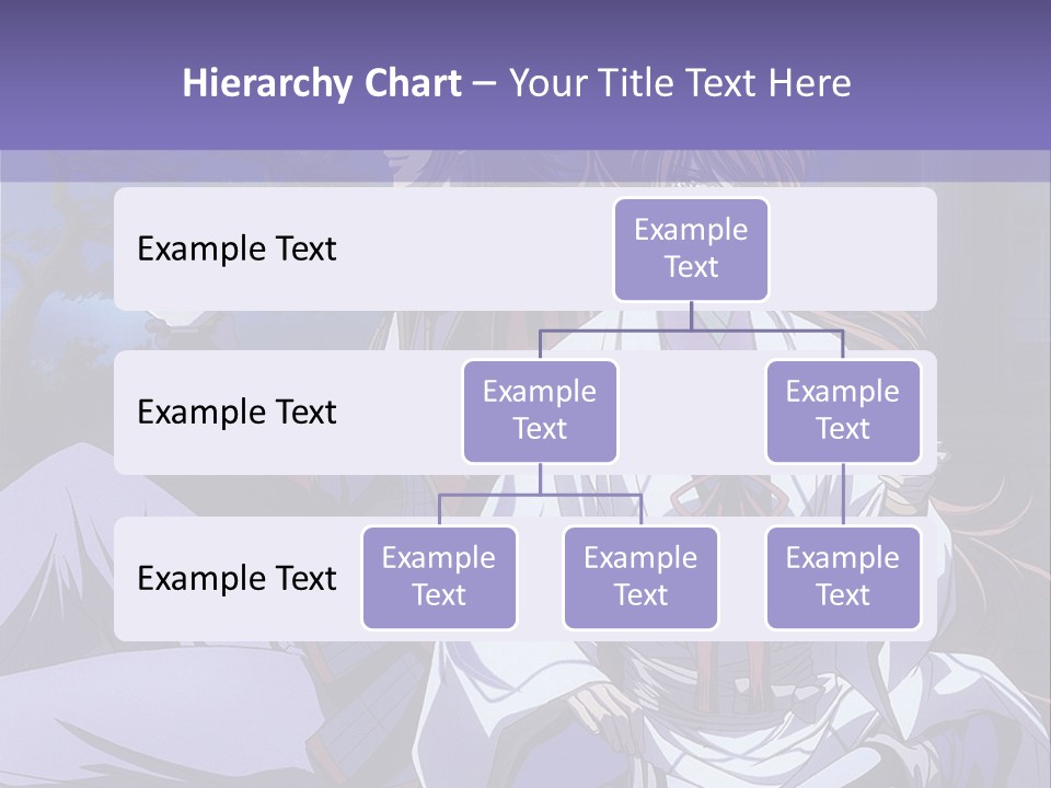 A Couple Of Anime Characters Sitting On The Ground PowerPoint Template