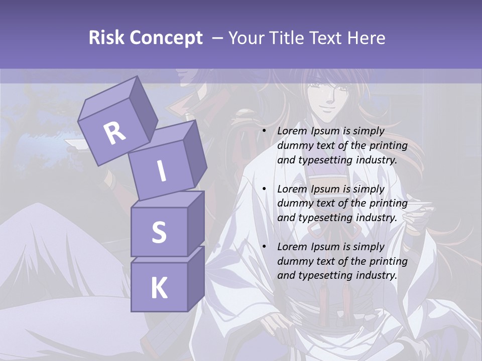 A Couple Of Anime Characters Sitting On The Ground PowerPoint Template