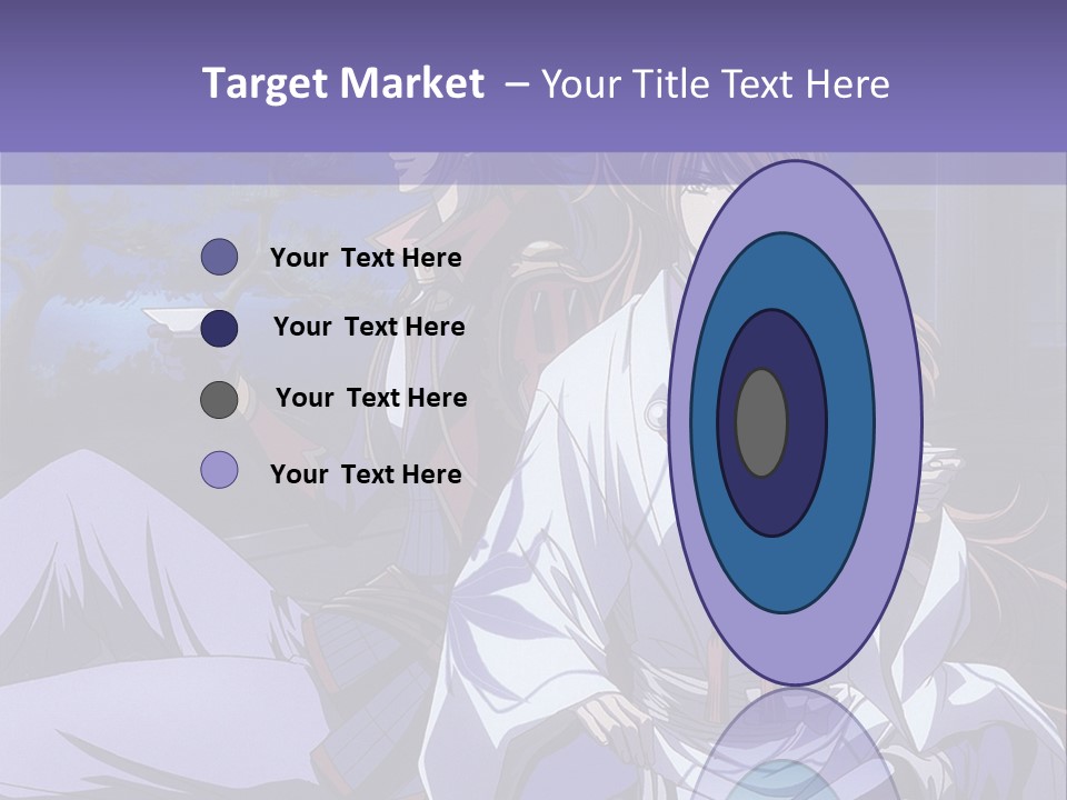 A Couple Of Anime Characters Sitting On The Ground PowerPoint Template