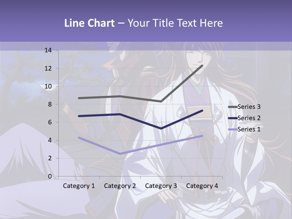 A Couple Of Anime Characters Sitting On The Ground PowerPoint Template