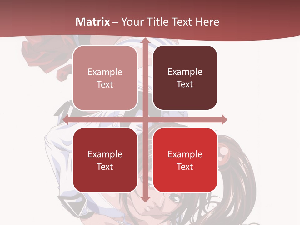 A Woman In A Maid Outfit Laying On Her Back PowerPoint Template