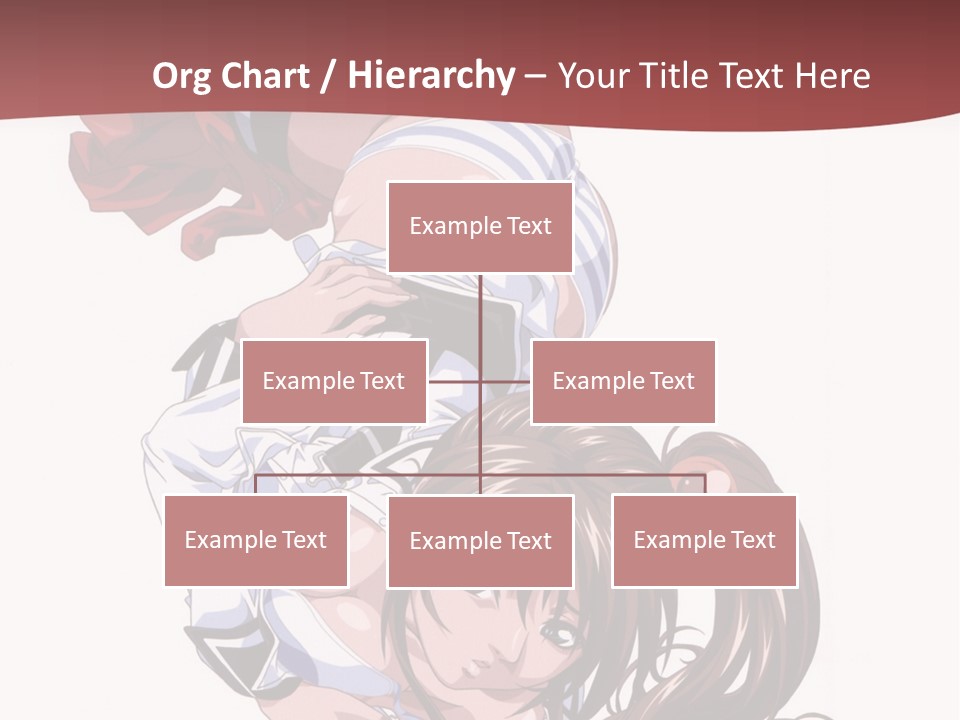 A Woman In A Maid Outfit Laying On Her Back PowerPoint Template