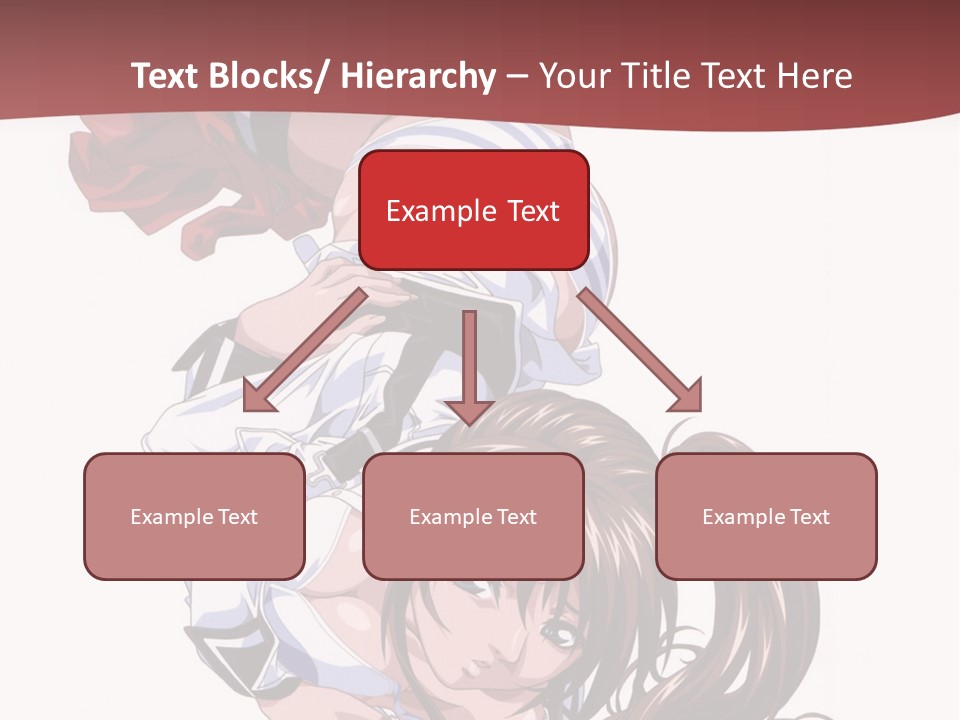 A Woman In A Maid Outfit Laying On Her Back PowerPoint Template