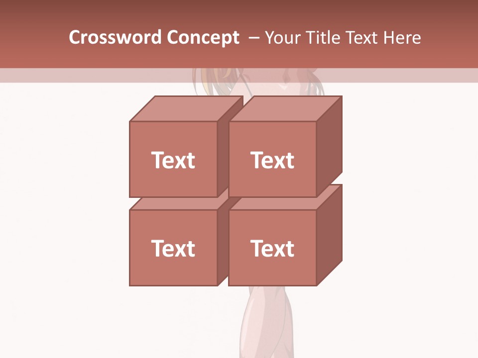 A Woman In A Bikini Is Holding A Tennis Racket PowerPoint Template