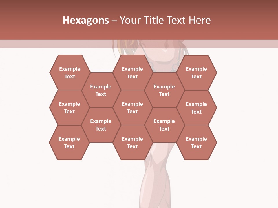 A Woman In A Bikini Is Holding A Tennis Racket PowerPoint Template