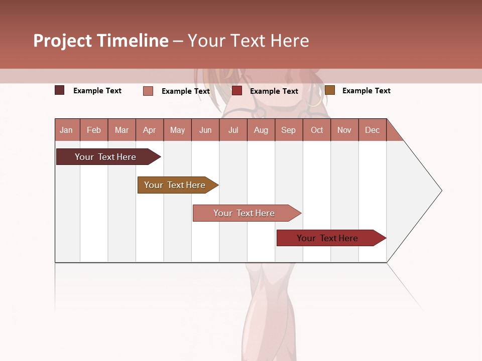 A Woman In A Bikini Is Holding A Tennis Racket PowerPoint Template