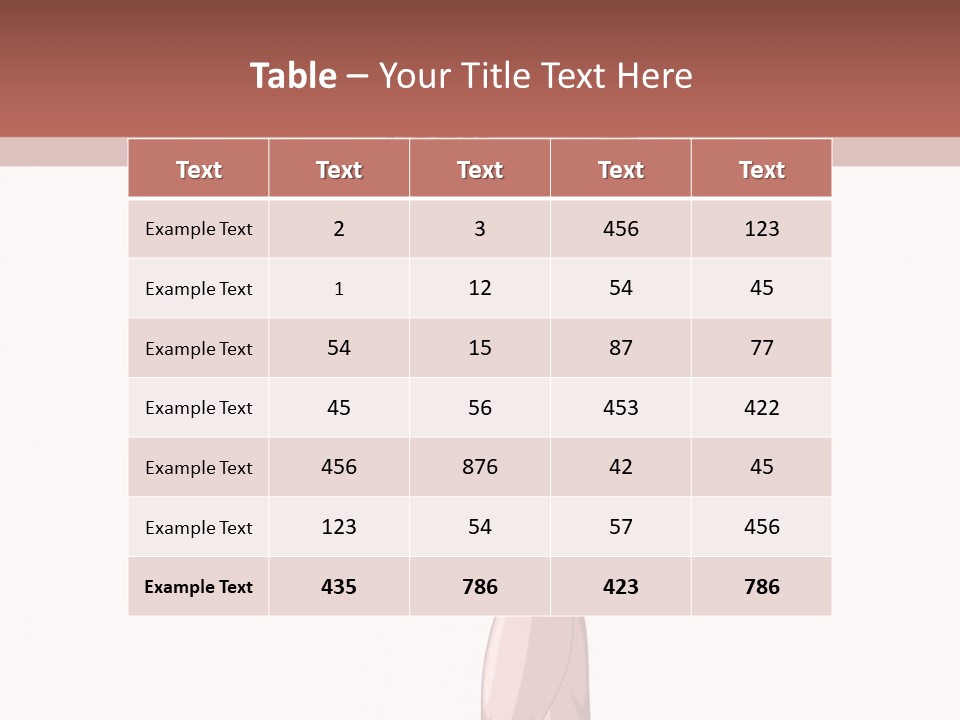 A Woman In A Bikini Is Holding A Tennis Racket PowerPoint Template