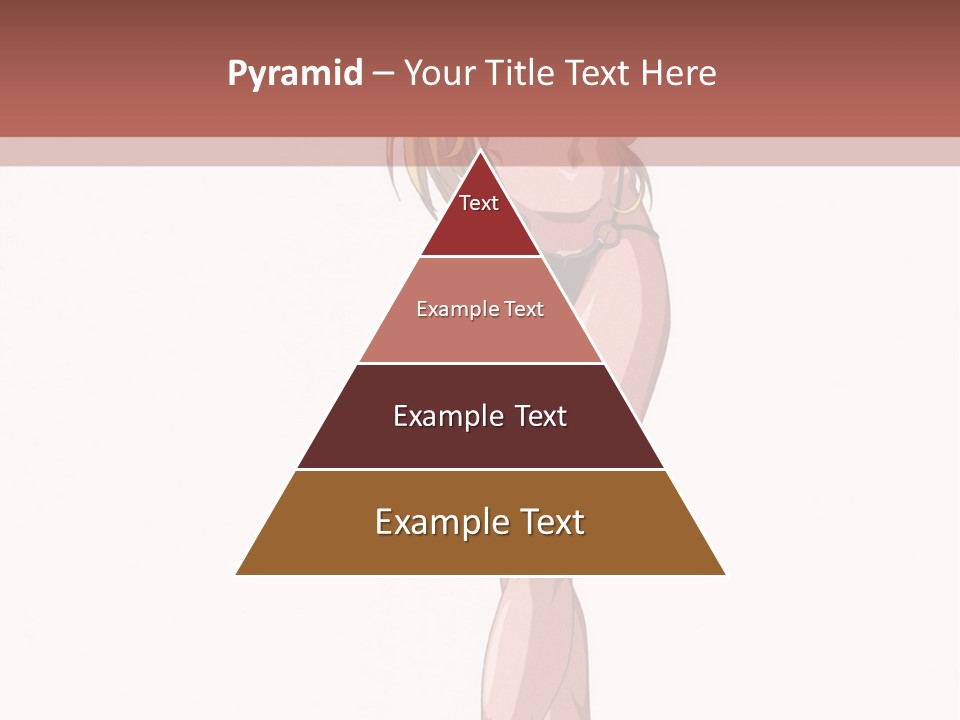 A Woman In A Bikini Is Holding A Tennis Racket PowerPoint Template